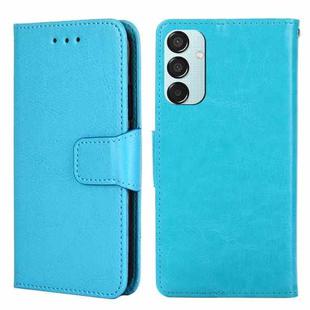 For Samsung Galaxy M15 5G Crystal Texture Leather Phone Case(Sky Blue)
