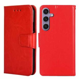 For Samsung Galaxy S24+ 5G Crystal Texture Leather Phone Case(Red)