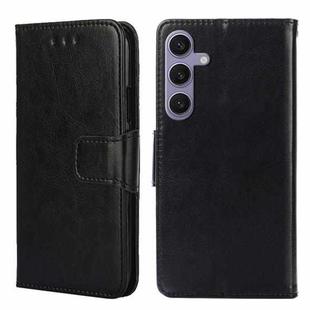 For Samsung Galaxy S24+ 5G Crystal Texture Leather Phone Case(Black)