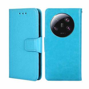 For Xiaomi 13 Ultra 5G Crystal Texture Leather Phone Case(Sky Blue)