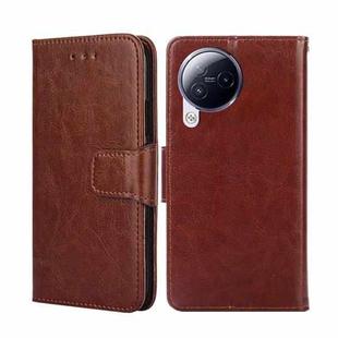 For Xiaomi Civi 3 5G Crystal Texture Leather Phone Case(Brown)
