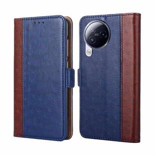 For Xiaomi Civi 3 5G Ostrich Texture Horizontal Flip Leather Phone Case(Blue)