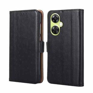 For OnePlus Nord CE 3 Lite 5G Ostrich Texture Horizontal Flip Leather Phone Case(Black)