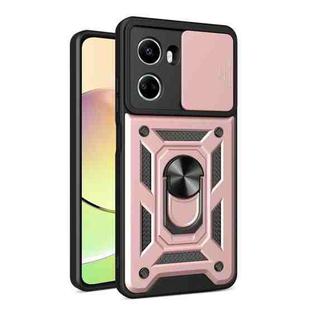 For Huawei nova 10 SE Sliding Camera Cover Design TPU+PC Phone Case(Rose Gold)