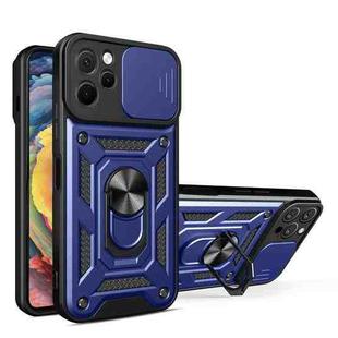 For Huawei nova Y61 Sliding Camera Cover Design TPU+PC Phone Case(Blue)