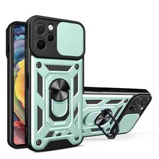 For Huawei nova Y61 Sliding Camera Cover Design TPU+PC Phone Case(Green)