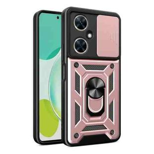 For Huawei nova 11i 4G Global Sliding Camera Cover Design TPU+PC Phone Case(Rose Gold)