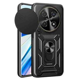 For Huawei nova 12i 4G Global Sliding Camera Cover Design TPU+PC Phone Case(Black)