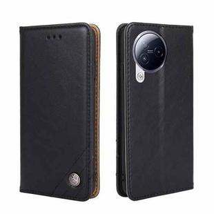 For Xiaomi Civi 3 5G Non-Magnetic Retro Texture Leather Phone Case(Black)
