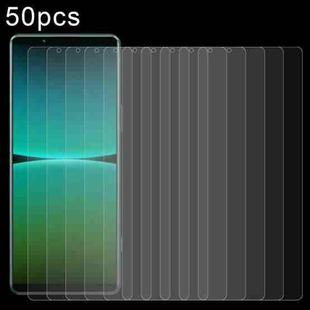 For Sony Xperia 5 V 50pcs 0.26mm 9H 2.5D Tempered Glass Film