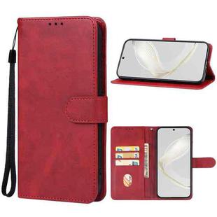 For Huawei nova 12 Leather Phone Case(Red)
