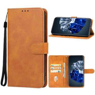 For Huawei Pura 70 Leather Phone Case(Brown)