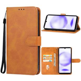 For Sharp Aquos Sense8 SH-54D Leather Phone Case(Brown)