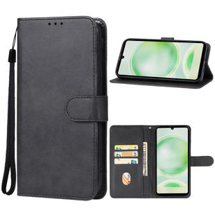 For Sharp Aquos Sense8 SHG11/SH-54D Leather Phone Case(Black)