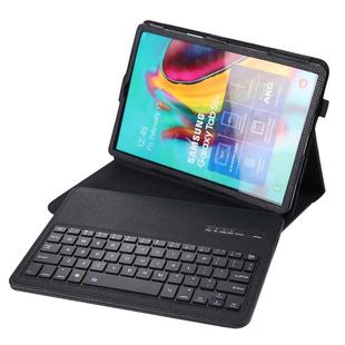 SA610 For Samsung Galaxy Tab S6 Lite 10.4 P610 & P615 (2020) / Tab S5e / T720 2 in 1 Detachable Bluetooth Keyboard + Litchi Texture Tablet Case with Stand & Pen Slot(Black)