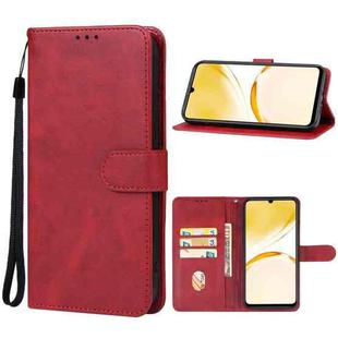 For Realme C53 Leather Phone Case(Red)
