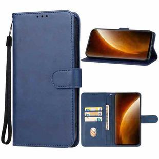 For Realme Narzo 60 Pro Leather Phone Case(Blue)