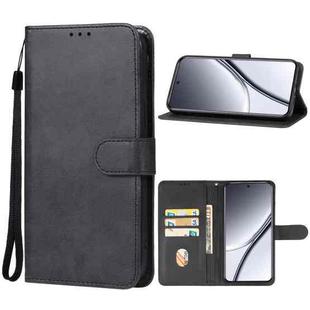 For Realme GT5 Leather Phone Case(Black)