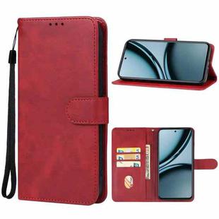 For Realme Narzo 70x Leather Phone Case(Red)