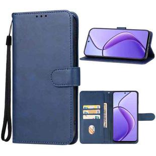 For Realme 12 4G Leather Phone Case(Blue)