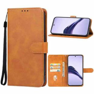 For Realme 13 Pro Leather Phone Case(Brown)