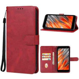 For Ulefone Power Armor X11 Leather Phone Case(Red)