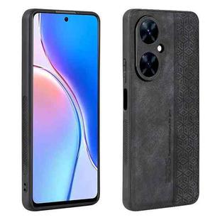 For Huawei Maimang 20 AZNS 3D Embossed Skin Feel Phone Case(Black)