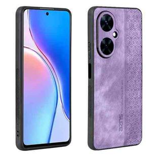 For Huawei Maimang 20 AZNS 3D Embossed Skin Feel Phone Case(Purple)