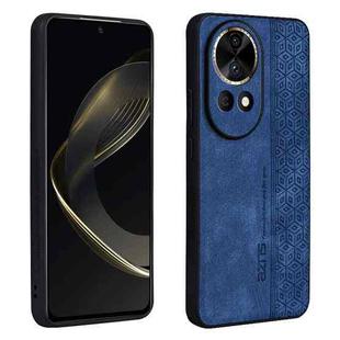 For Huawei nova 12 AZNS 3D Embossed Skin Feel Phone Case(Sapphire Blue)