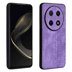 For Huawei Enjoy 70 pro AZNS 3D Embossed Skin Feel Phone Case(Purple)