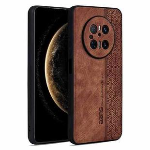 For Huawei Mate 70 AZNS 3D Embossed Skin Feel Phone Case(Brown)