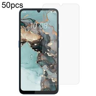For HTC Wildfire E5 Plus 50pcs 0.26mm 9H 2.5D Tempered Glass Film