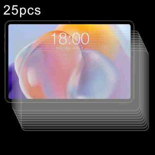 For TECLAST T40S 25pcs 9H 0.3mm Explosion-proof Tempered Glass Film