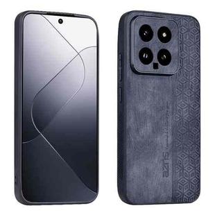 For Xiaomi 14 AZNS 3D Embossed Skin Feel Phone Case(Black)