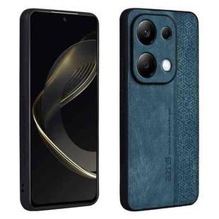 For Xiaomi Redmi Note 13 Pro 4G AZNS 3D Embossed Skin Feel Phone Case(Dark Green)