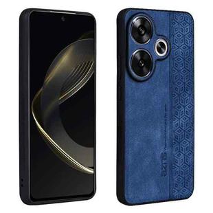 For Xiaomi Redmi Turbo 3 AZNS 3D Embossed Skin Feel Phone Case(Sapphire Blue)