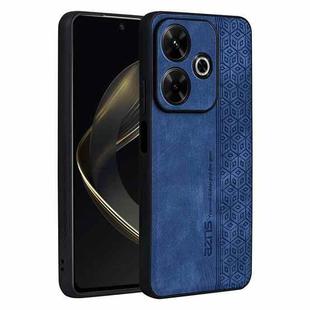 For Xiaomi Redmi 13 4G Global AZNS 3D Embossed Skin Feel Phone Case(Sapphire Blue)