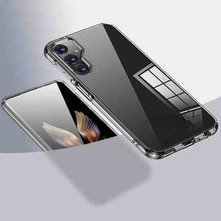 For Samsung Galaxy A25 5G Armor Clear TPU Hybrid PC Phone Case(Clear)