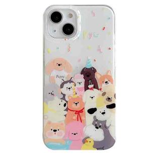 For iPhone 12 Pro Max IMD Cute Animal Pattern Phone Case(Dog)