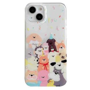 For iPhone 11 Pro Max IMD Cute Animal Pattern Phone Case(Dog)