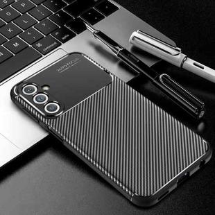 For Samsung Galaxy M34 5G Carbon Fiber Texture Shockproof TPU Phone Case(Black)