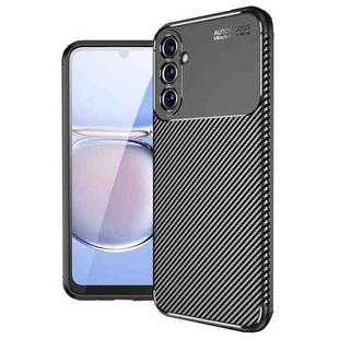 For Samsung Galaxy A05s Carbon Fiber Texture Shockproof TPU Phone Case(Black)