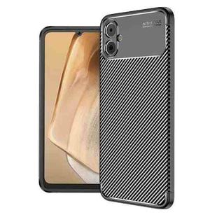 For Samsung Galaxy A05 Carbon Fiber Texture Shockproof TPU Phone Case(Black)