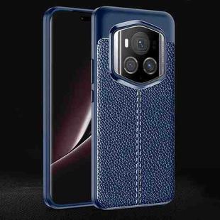 For Honor Magic6 RSR Porsche Design Litchi Texture Shockproof TPU Phone Case(Blue)