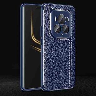 For Honor Magic6 Ultimate Litchi Texture Shockproof TPU Phone Case(Blue)