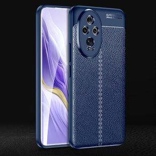 For Honor 200 Litchi Texture Shockproof TPU Phone Case(Blue)