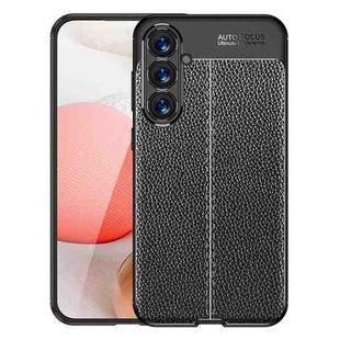 For Samsung Galaxy S23 FE 5G Litchi Texture Shockproof TPU Phone Case(Black)