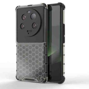 For Xiaomi 13 Ultra Shockproof Honeycomb PC + TPU Phone Case(Black)