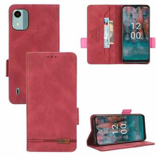 For Nokia C12 / C12 Pro / C12 Plus Magnetic Clasp Leather Phone Case(Red)