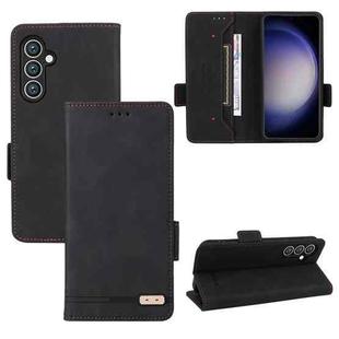 For Samsung Galaxy S23 FE 5G Magnetic Clasp Leather Phone Case(Black)